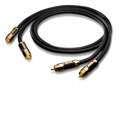 Oehlbach XXL Black Connection RCA 2x0.5m